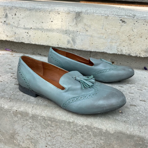 HOTTER all leather oxford loafer comfort shoe - Picture 6 of 7